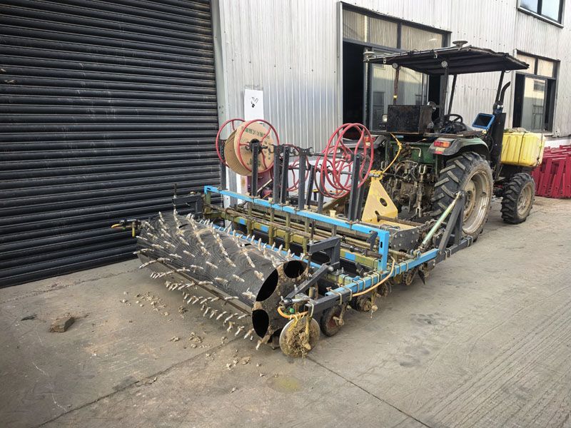 大蒜洋葱覆膜打孔一体机