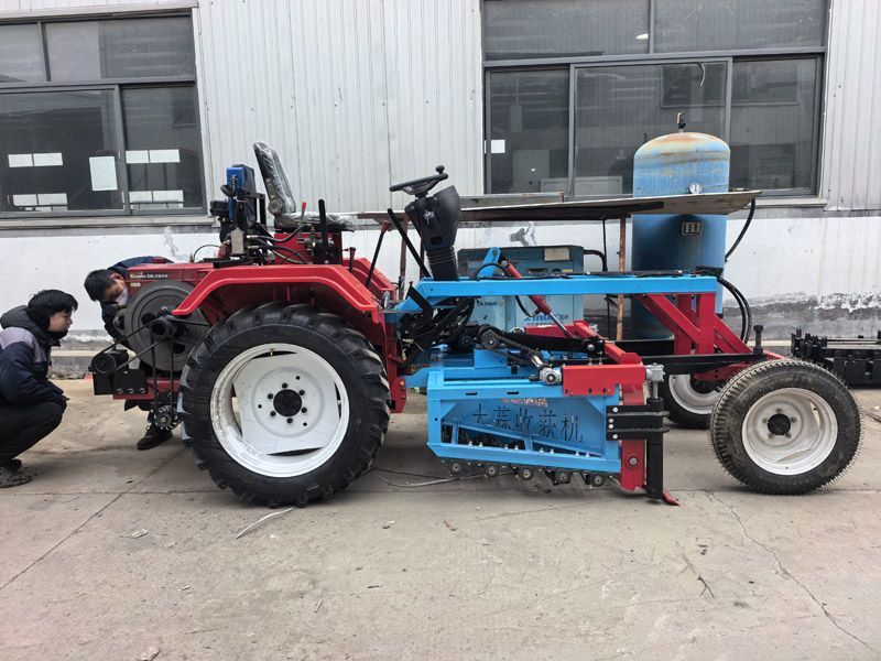 单缸中置大蒜收获机